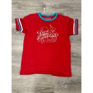Jack Johnson Music Youth 14 football tee